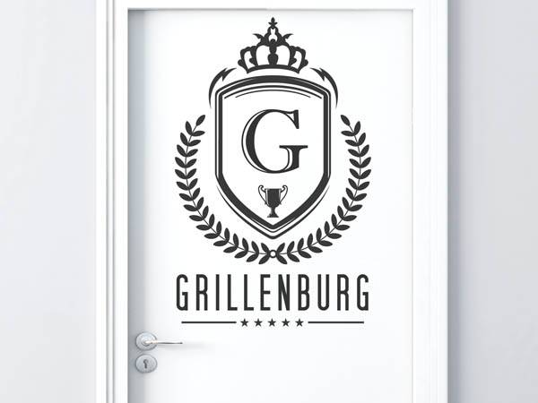 Wandtattoo Grillenburg Wappen