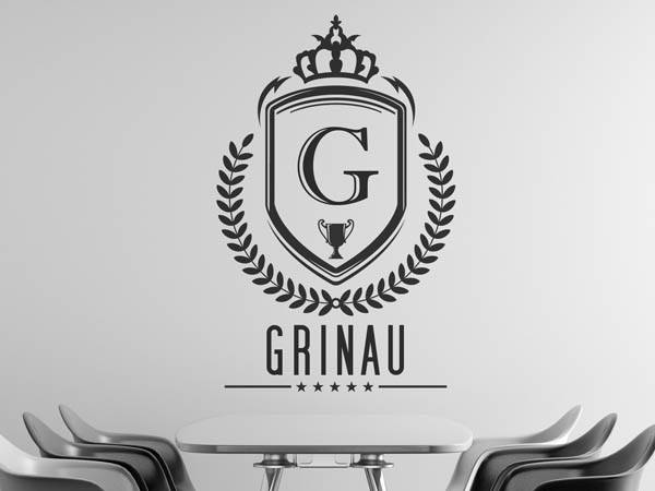 Wandtattoo Grinau Wappen
