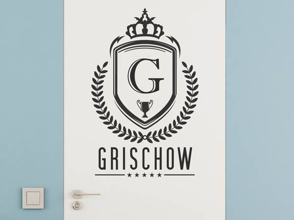 Wandtattoo Grischow Wappen