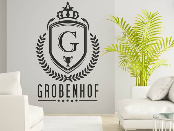 Wandtattoo Grobenhof Wappen