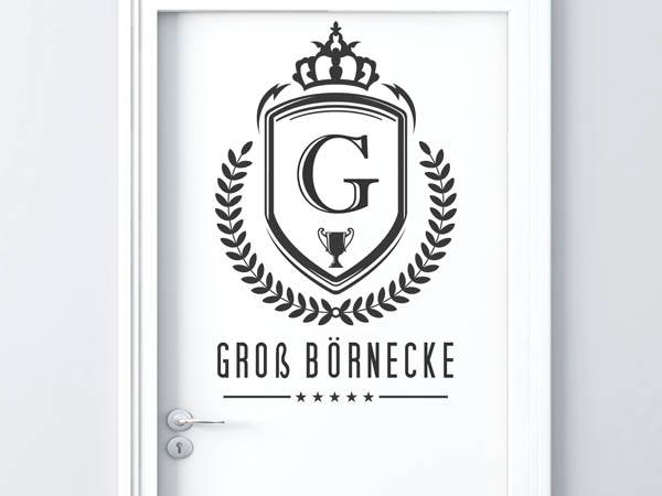 Wandtattoo Groß Börnecke Wappen