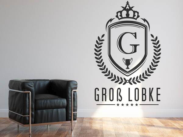 Wandtattoo Groß Lobke Wappen