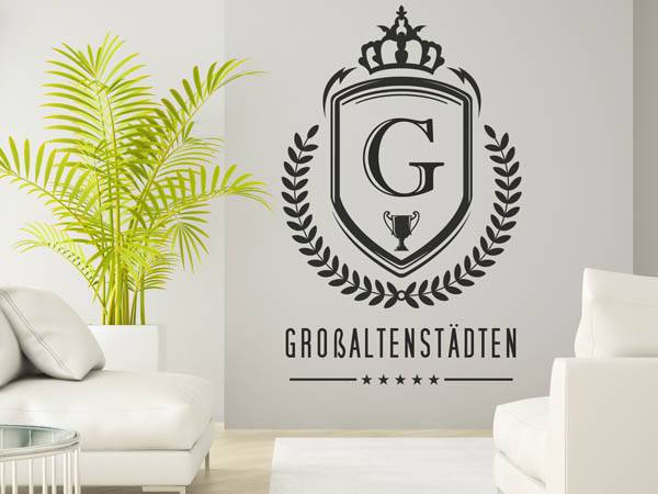 Wandtattoo Großaltenstädten Wappen