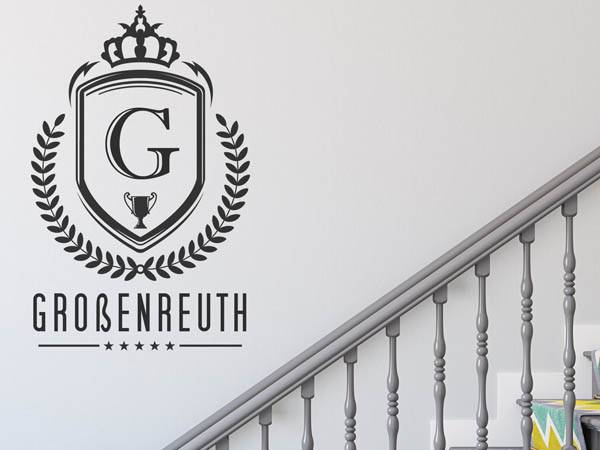 Wandtattoo Großenreuth Wappen