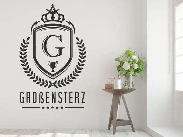Wandtattoo Großensterz Wappen