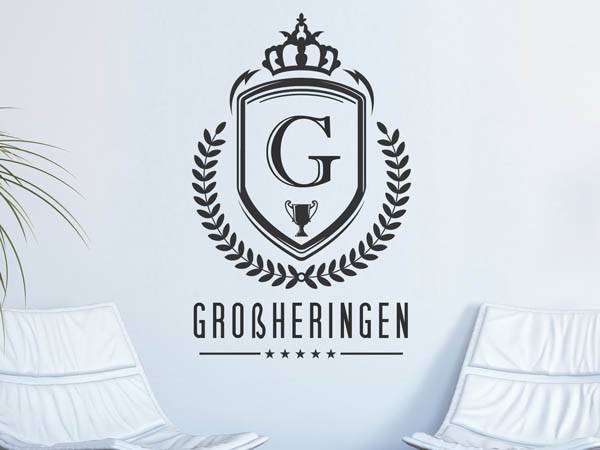 Wandtattoo Großheringen Wappen
