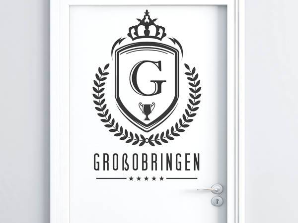 Wandtattoo Großobringen Wappen