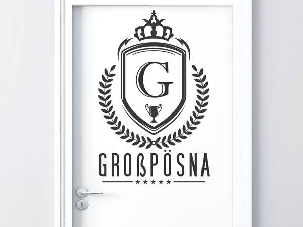Wandtattoo Großpösna Wappen
