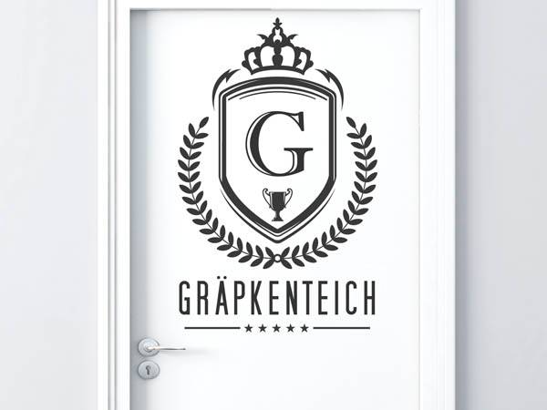 Wandtattoo Gräpkenteich Wappen