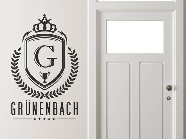 Wandtattoo Grünenbach Wappen