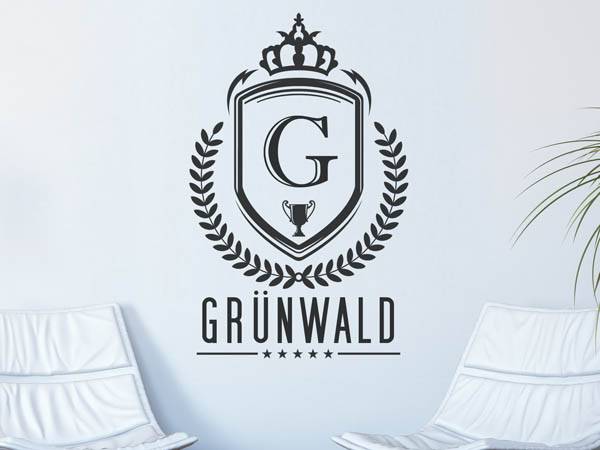 Wandtattoo Grünwald Wappen