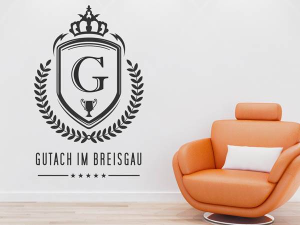 Wandtattoo Gutach im Breisgau Wappen