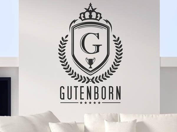 Wandtattoo Gutenborn Wappen