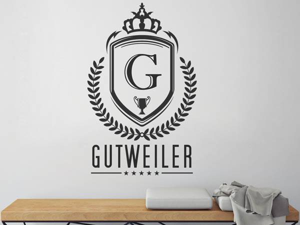 Wandtattoo Gutweiler Wappen