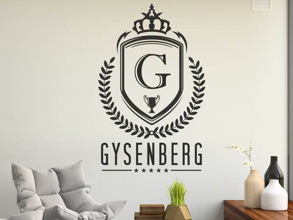 Wandtattoo Gysenberg Wappen