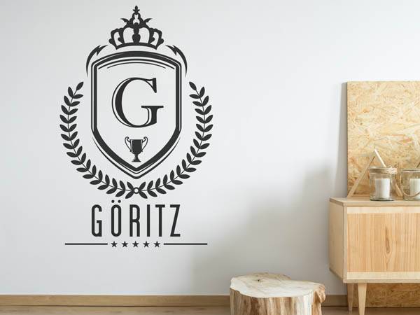 Wandtattoo Göritz Wappen
