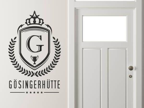 Wandtattoo Gösingerhütte Wappen