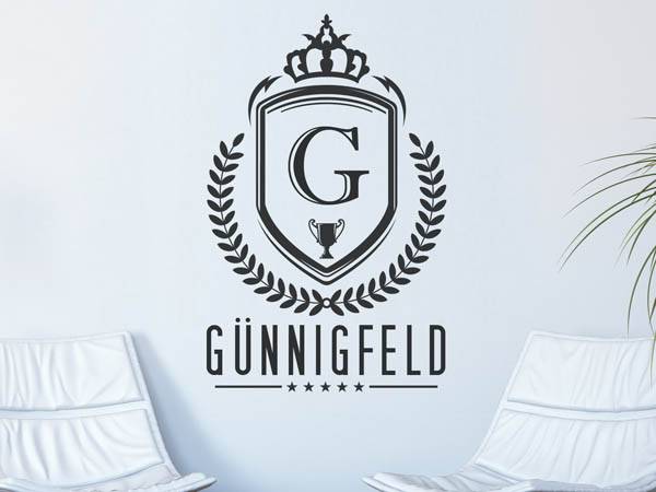 Wandtattoo Günnigfeld Wappen