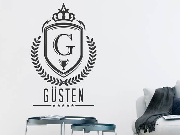 Wandtattoo Güsten Wappen