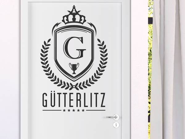 Wandtattoo Gütterlitz Wappen
