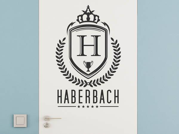 Wandtattoo Haberbach Wappen