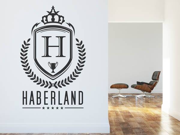 Wandtattoo Haberland Wappen