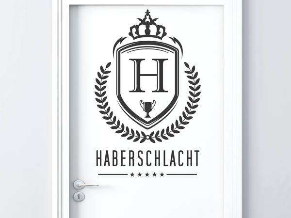 Wandtattoo Haberschlacht Wappen