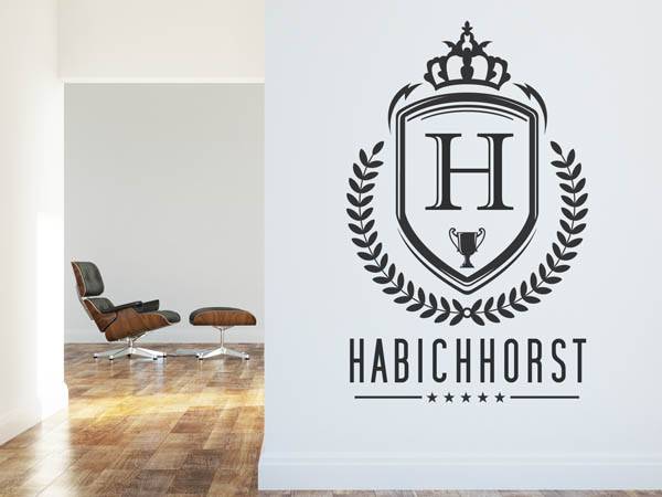 Wandtattoo Habichhorst Wappen