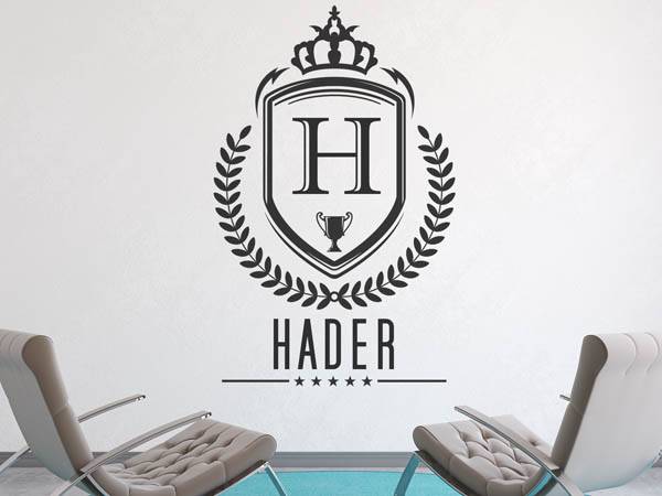 Wandtattoo Hader Wappen