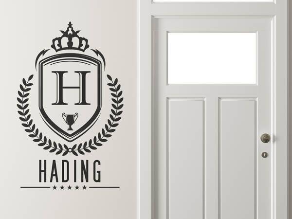 Wandtattoo Hading Wappen