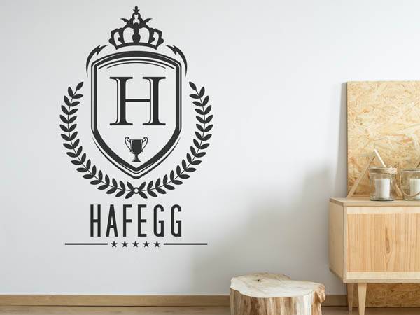 Wandtattoo Hafegg Wappen