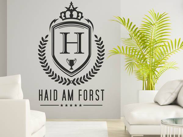 Wandtattoo Haid am Forst Wappen