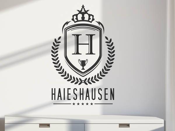 Wandtattoo Haieshausen Wappen