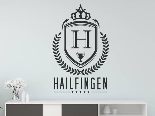 Wandtattoo Hailfingen Wappen