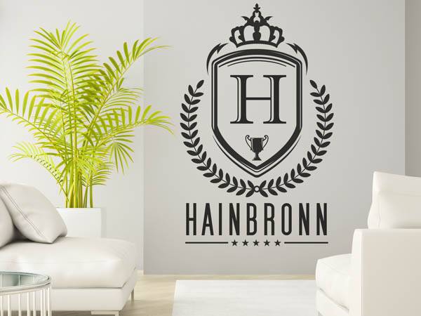 Wandtattoo Hainbronn Wappen