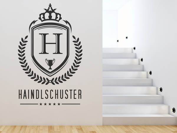 Wandtattoo Haindlschuster Wappen