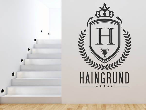 Wandtattoo Haingrund Wappen
