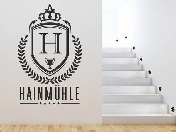 Wandtattoo Hainmühle Wappen
