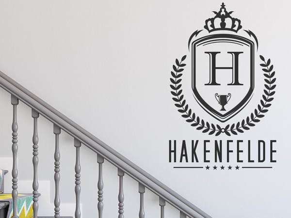 Wandtattoo Hakenfelde Wappen