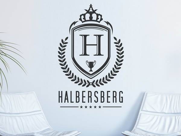 Wandtattoo Halbersberg Wappen