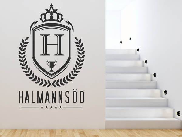 Wandtattoo Halmannsöd Wappen
