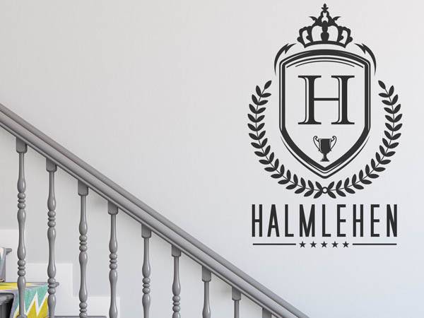 Wandtattoo Halmlehen Wappen