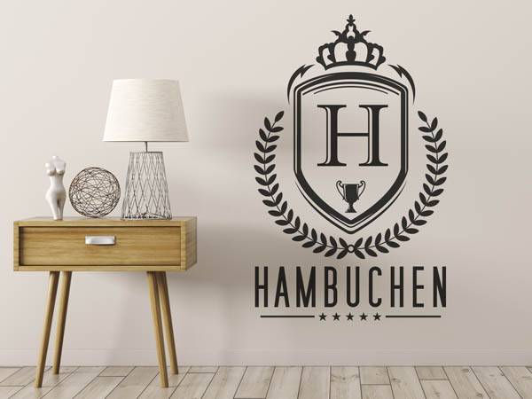 Wandtattoo Hambuchen Wappen