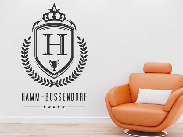 Wandtattoo Hamm-Bossendorf Wappen