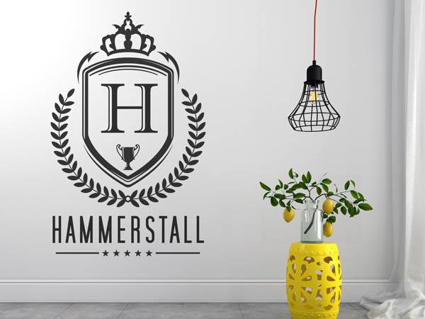 Wandtattoo Hammerstall Wappen