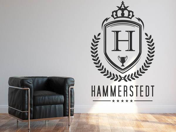 Wandtattoo Hammerstedt Wappen