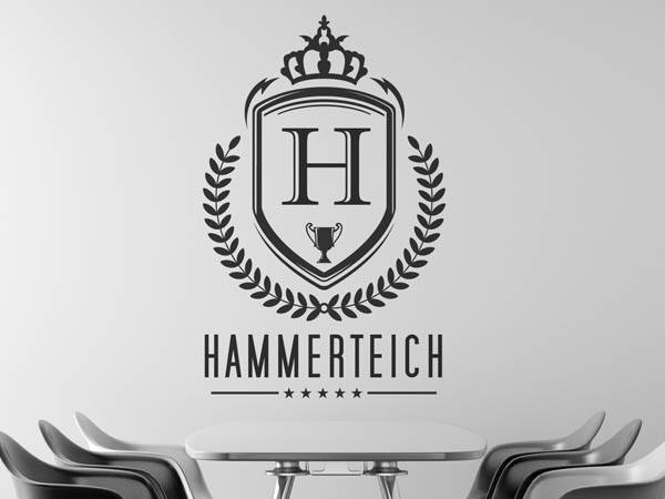 Wandtattoo Hammerteich Wappen