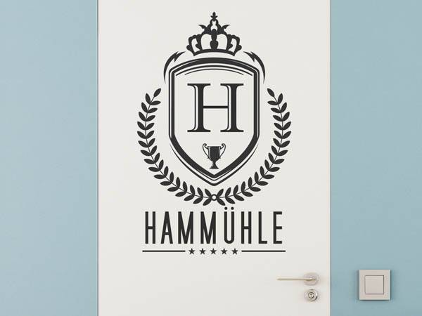 Wandtattoo Hammühle Wappen
