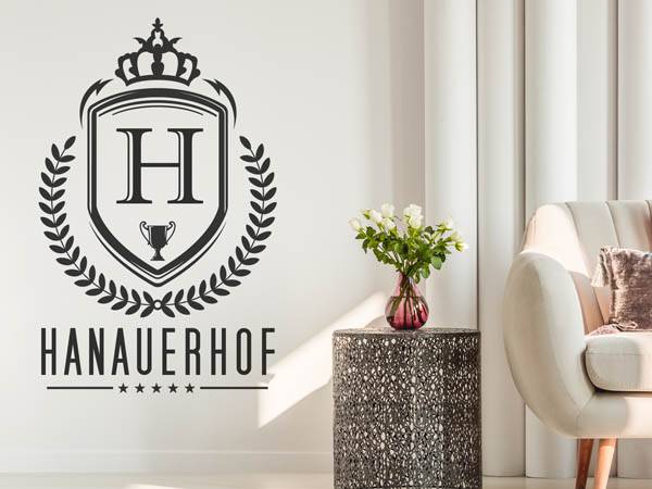 Wandtattoo Hanauerhof Wappen