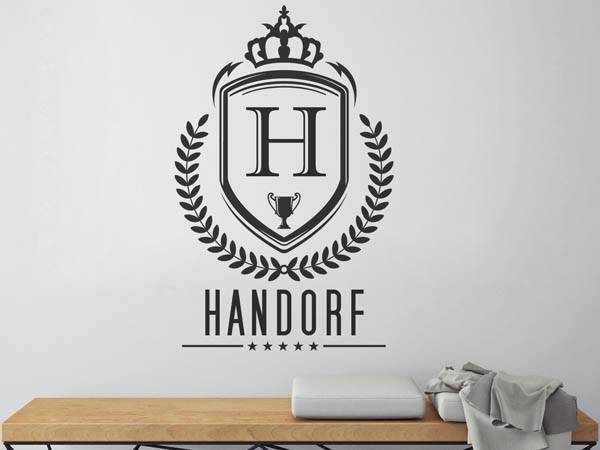 Wandtattoo Handorf Wappen